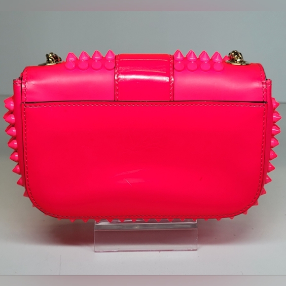 Christian Louboutin Sweet Charity Hot Pink Mini Bow Bag - Picture 6 of 13